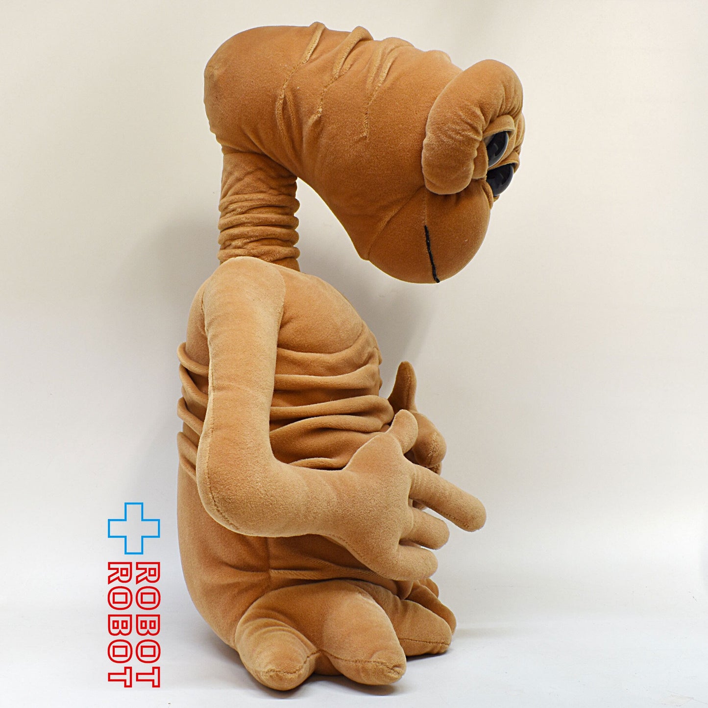 USJ E.T. ぬいぐるみ人形 50cm 手書き風の３行の布タグ