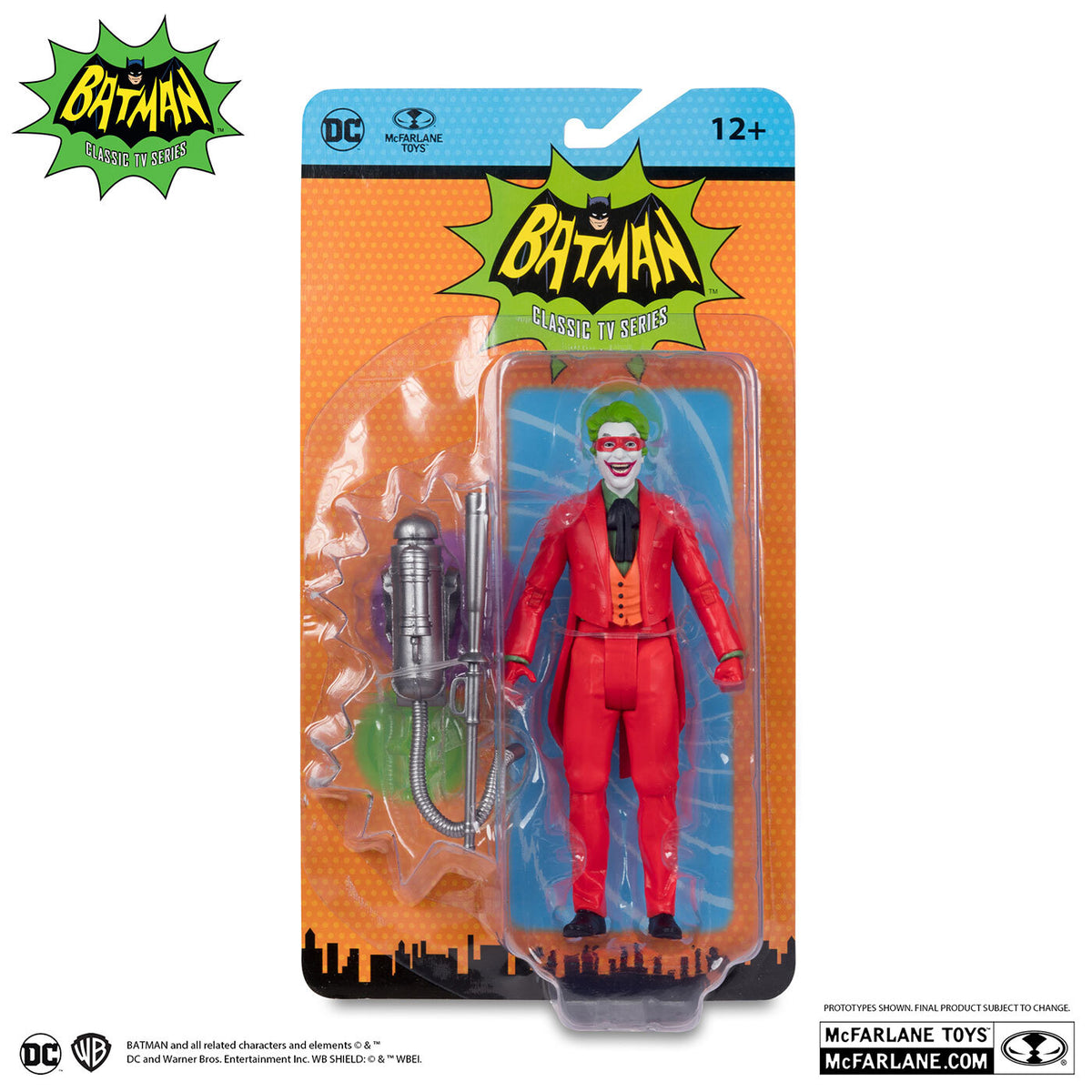 DCレトロ TVドラマ バットマン1966年 TVシリーズ #40 ジョーカー (マスク) 6インチ アクションフィギュア 国内版 未開封