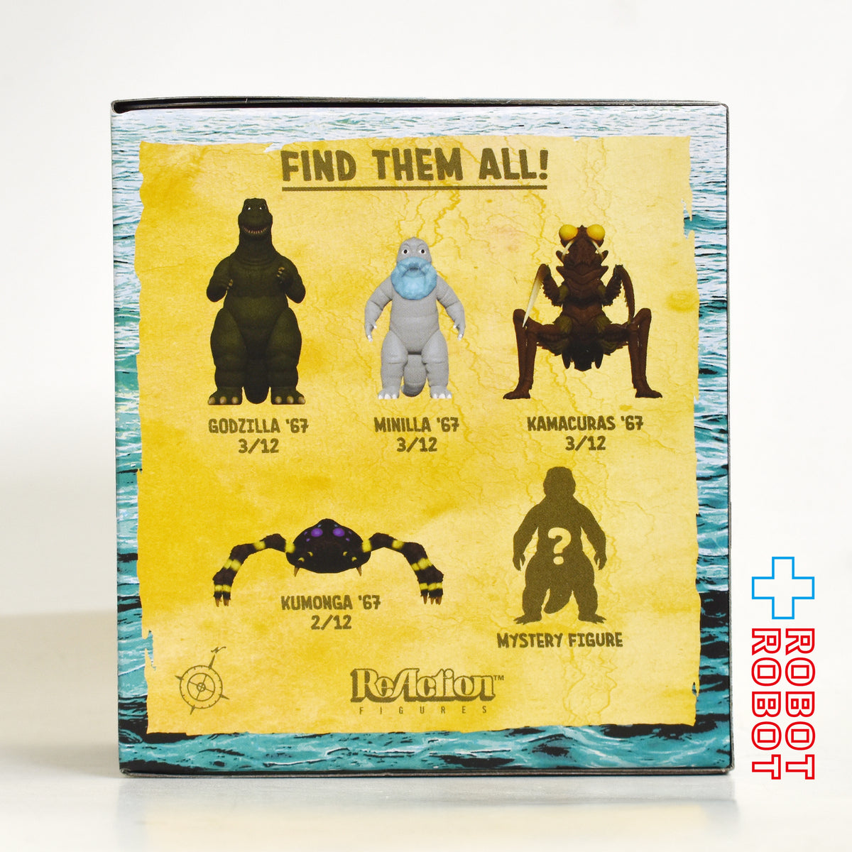 スーパー7 リ・アクション 東宝ゴジラ怪獣 モンスターアイランド ブラインドボックス ウェーブ13 3.75インチ アクションフィギュア 未開封