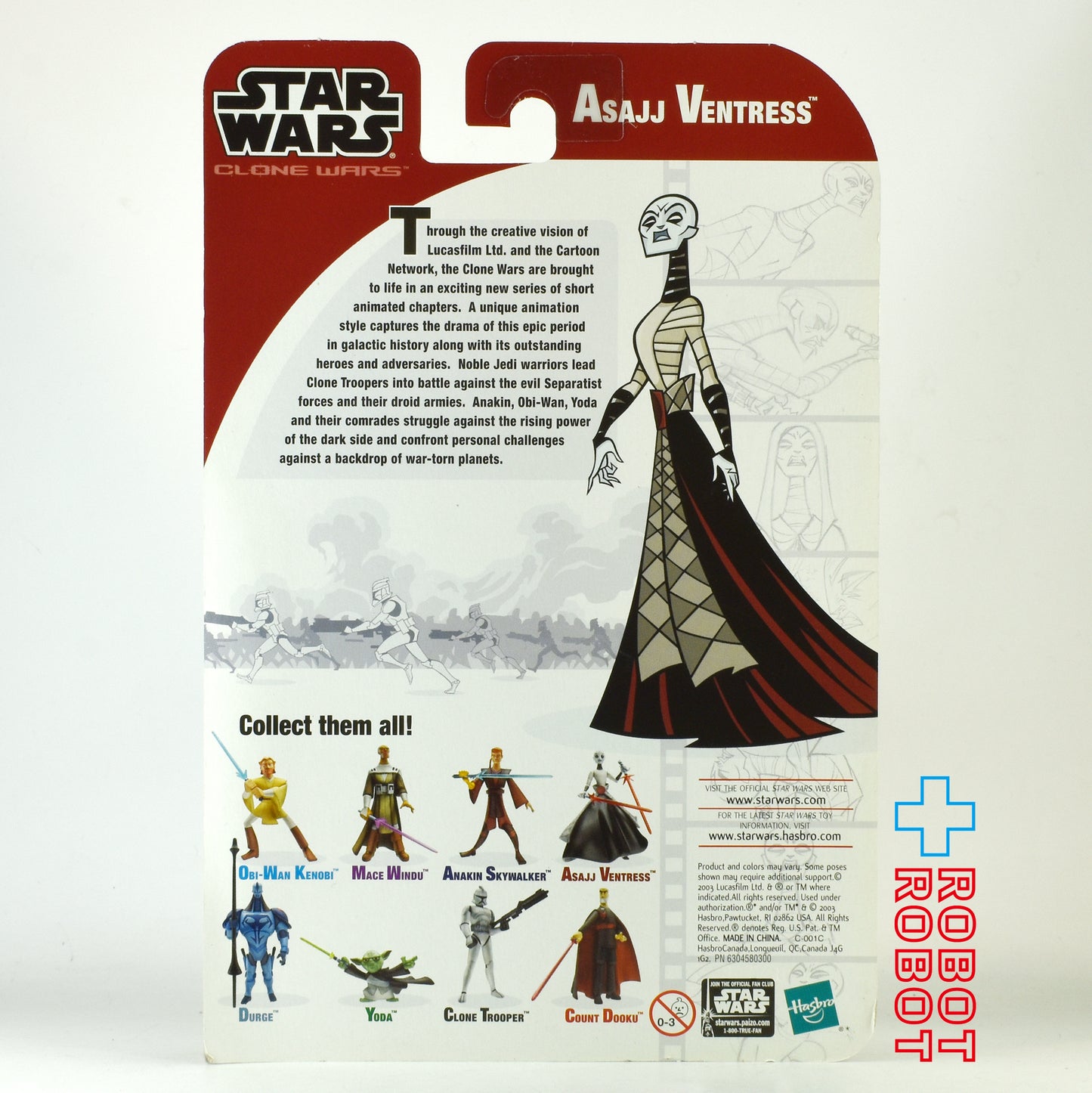 スター・ウォーズ クローン・ウォーズ CW 2003 クローン・ウォーズ・アニメイテッド アサージ・ヴェントレス 3.75インチ アクションフィギュア US版 未開封