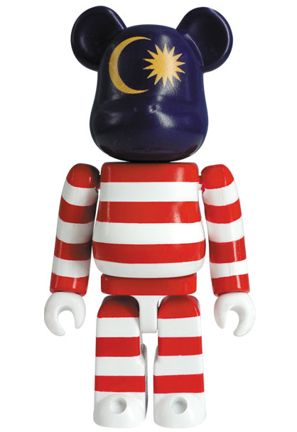 メディコム ベアブリック BE@RBRICK 100% [シリーズ 31] FLAG マレーシア 内袋未開封 カード有り 箱無し ４号店商品