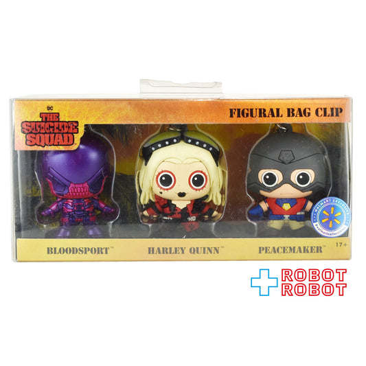 ザ・スーサイド・スクワッド モノグラム フィギュラル バッグ クリップ ブラッドスポート ハーレイ・クイン ピースメーカー ウォルマート限定 開封品