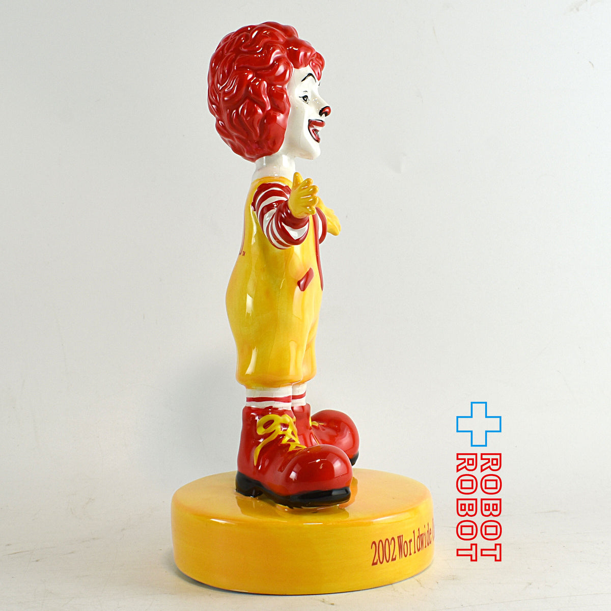 マクドナルド 陶器製 ロナルド フィギュア 2002 ワールドワイドコンベンション限定 白箱入 企業物