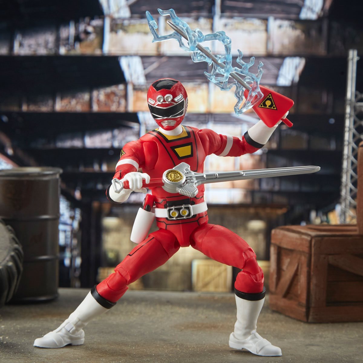 ハズブロ パワーレンジャー ライトニングコレクション ターボ レッドレンジャー（レッドレーサー） 6インチ アクションフィギュア 未開封