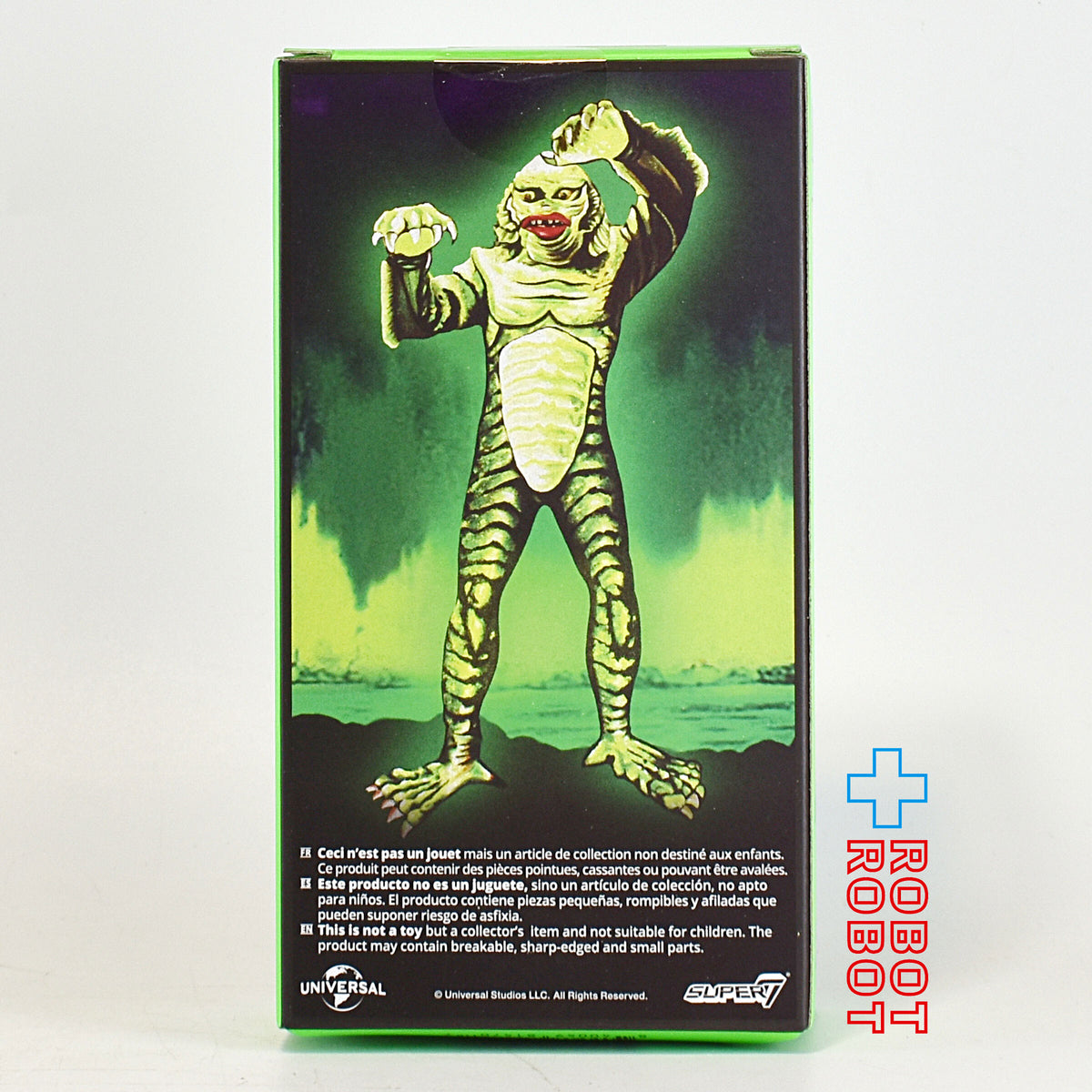 リ・アクション ユニバーサル・モンスター 大アマゾンの半魚人 ナロー・スカルプト 蓄光Ver. 限定 3.75インチ・アクションフィギュア 未開封