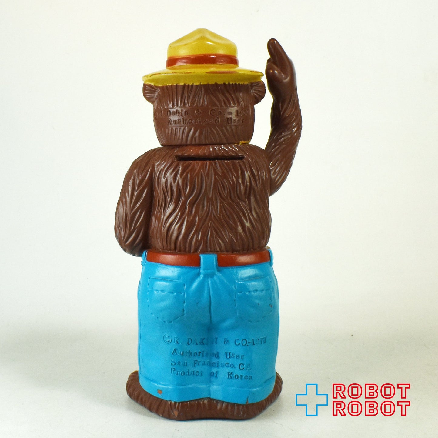 Dakin スモーキー・ベア ソフビ貯金箱 フィギュア 1977 韓国製