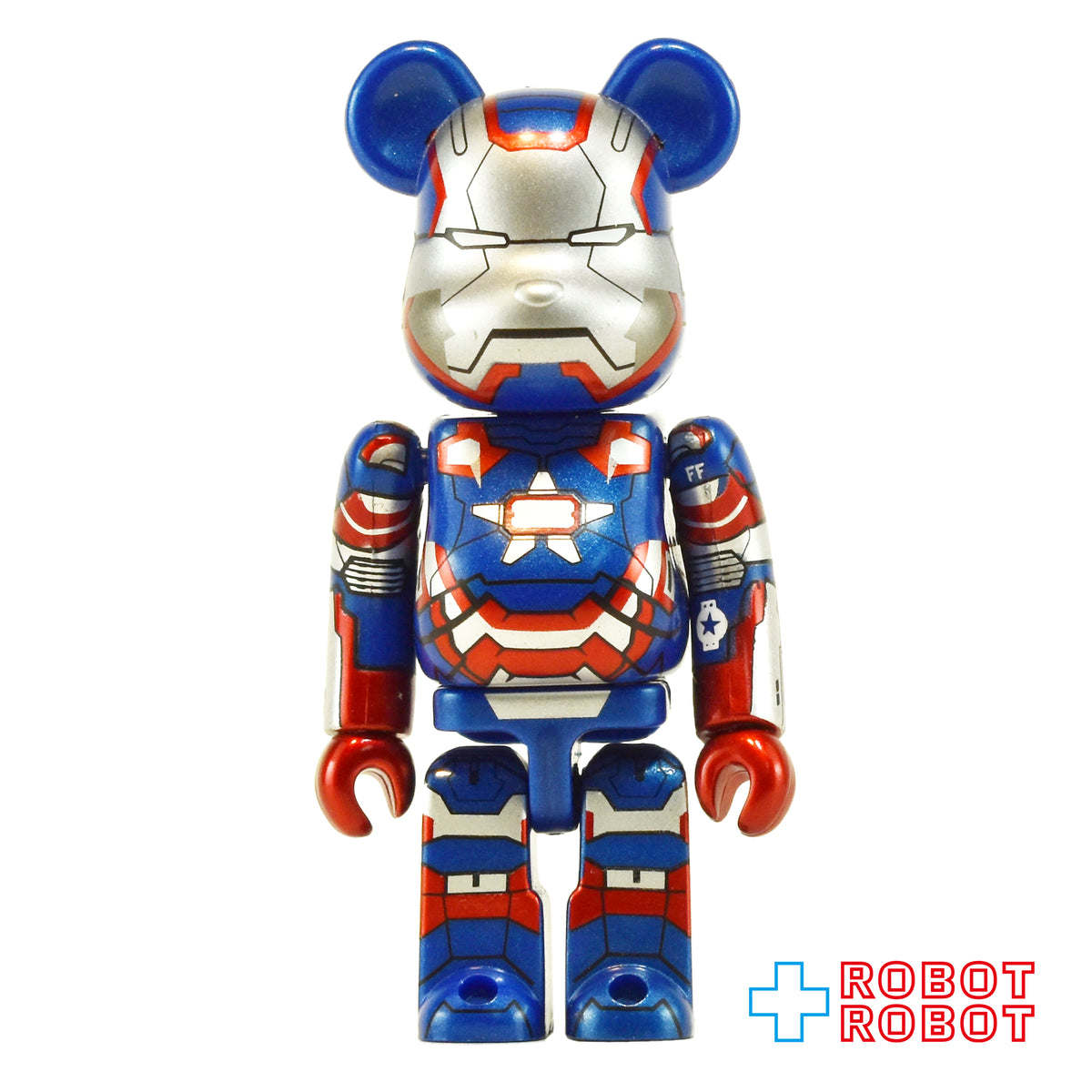 メディコム ベアブリック BE@RBRICK 100% アイアンマン3 アイアン・パトリオット 開封美品 ４号店商品