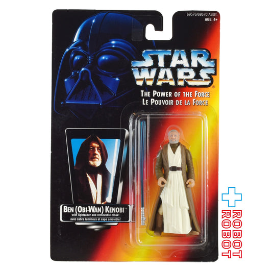 スター・ウォーズ POTF2 レッドカード オビ＝ワン・ケノービ ロングセーバー カナダ版 スクエアカード 3.75インチ アクションフィギュア 未開封