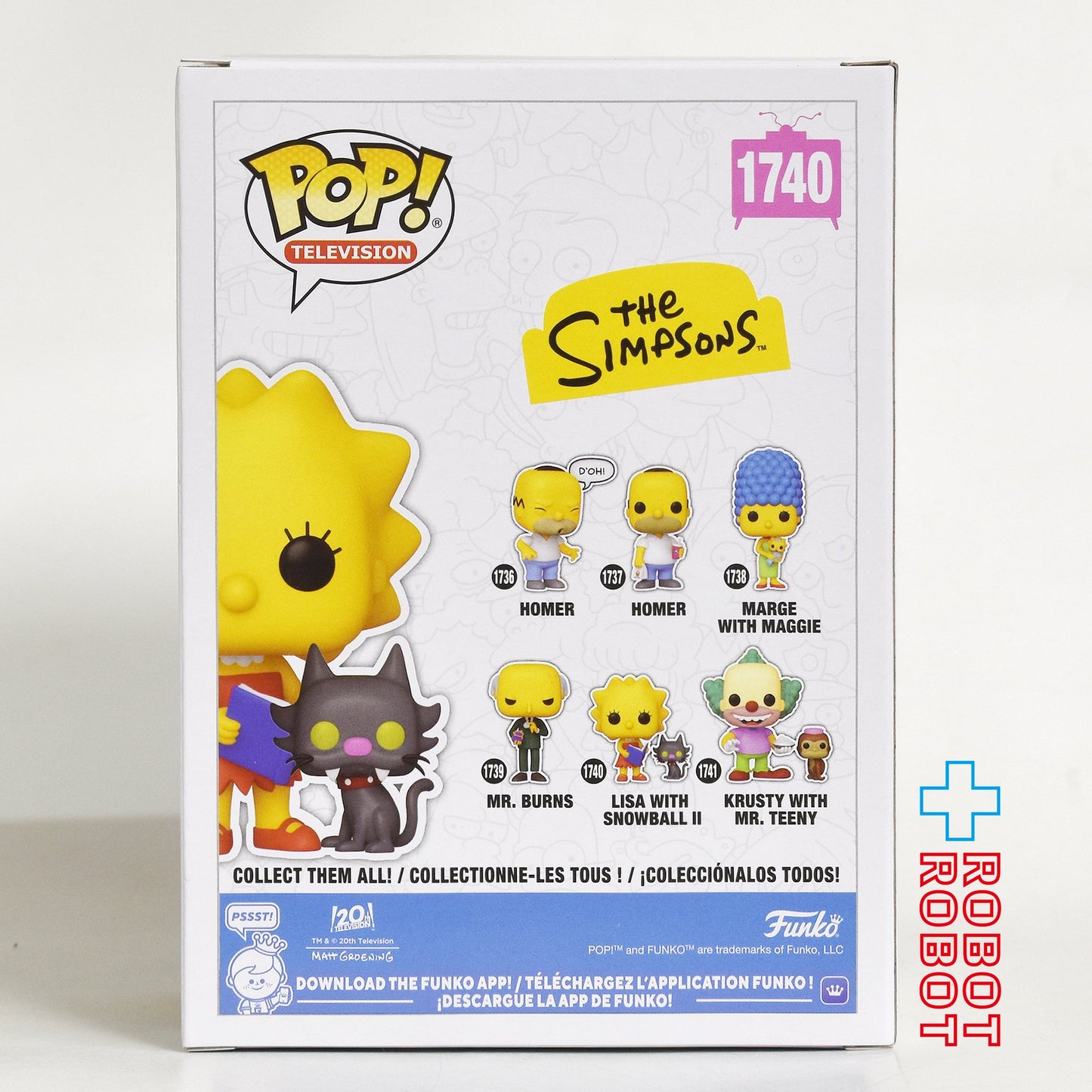 ファンコ POP! テレビジョン 1740 シンプソンズ リサ & スノーボール ビニールフィギュア