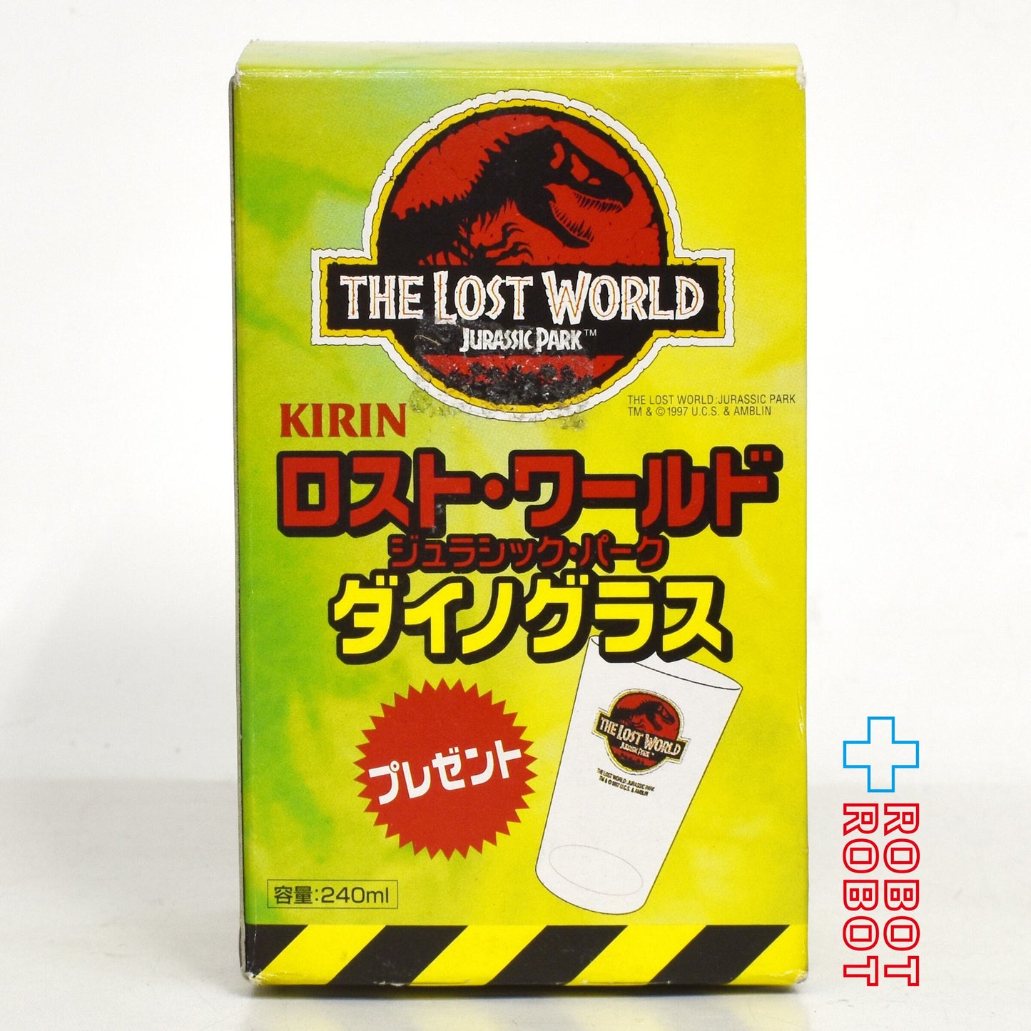 キリン ロストワールド / ジュラシック・パーク ダイノグラス 開封箱入