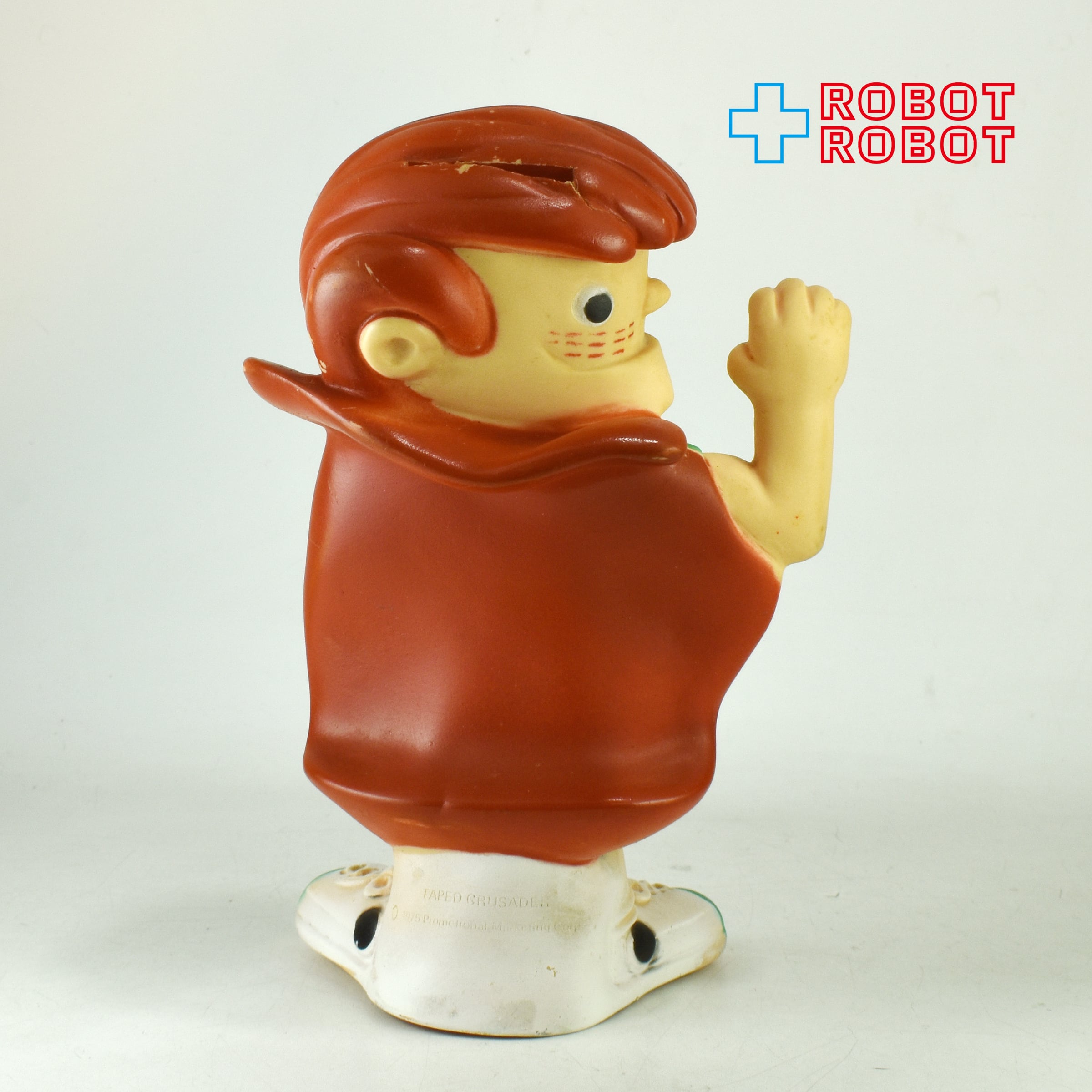 1970’s テイプドクルセイダー ビンテージ ソフビ 貯金箱 絆創膏 バンク アメリカの絆創膏 テープドクルセイダー ソフビ貯金箱 – ROBOTROBOT