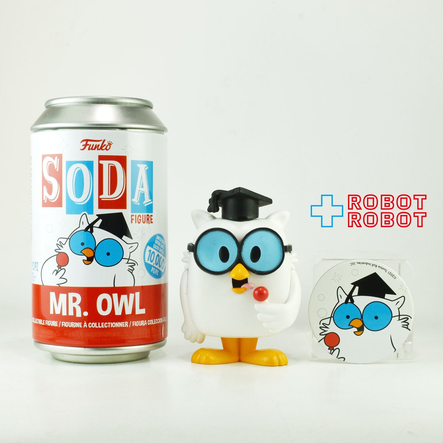 ファンコ SODA ソーダ缶 トッツィーロール ミスター オウル ビニールフィギュア 缶入り