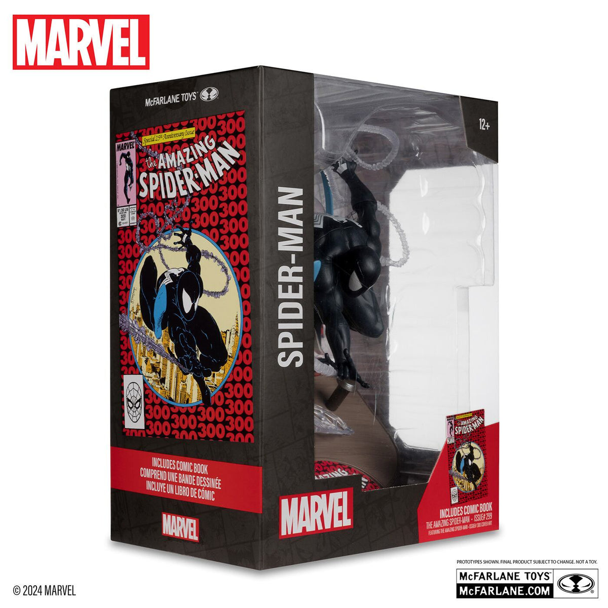 マクファーレン・トイズ マーベル シーン・フィギュア #005 スパイダーマン (シンビオートスーツ) 1/6 スタチューフィギュア 未開封