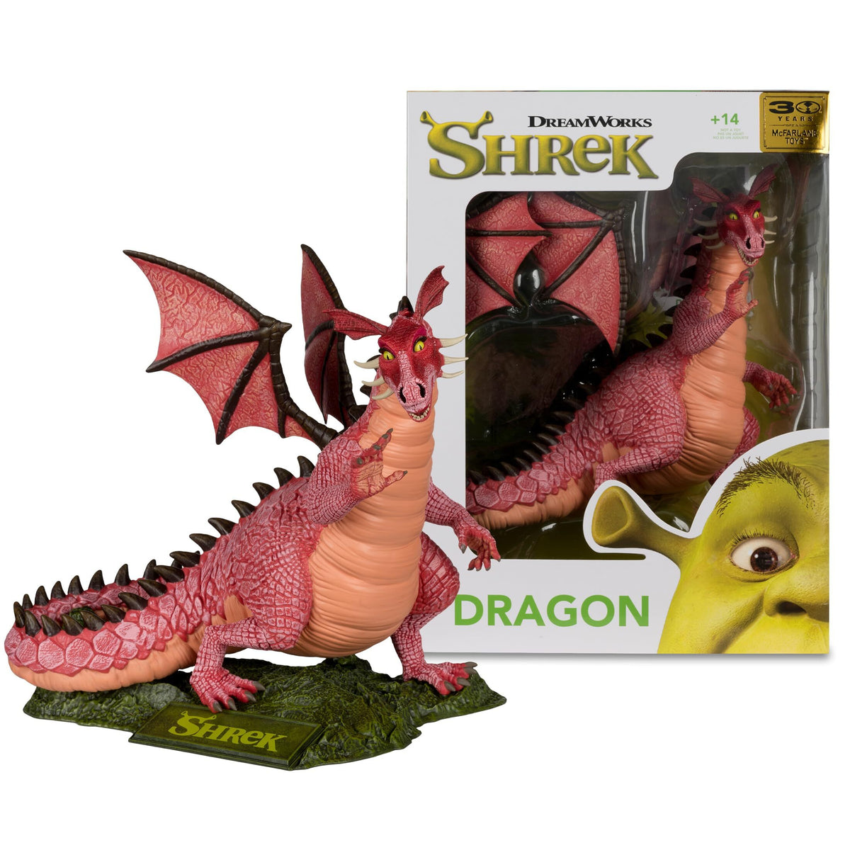 マクファーレン・トイズ 30周年 シュレック ドラゴン アクションフィギュア 未開封