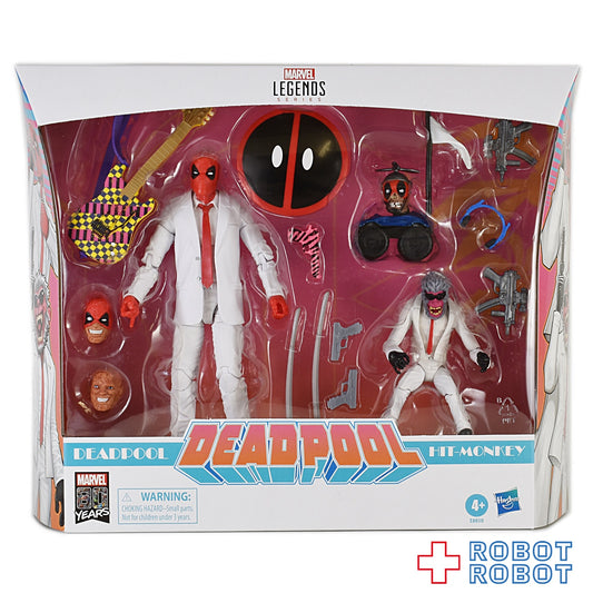 マーベルレジェンド マーベル80周年シリーズ デッドプール & ヒットモンキー 6インチ アクションフィギュア 未開封