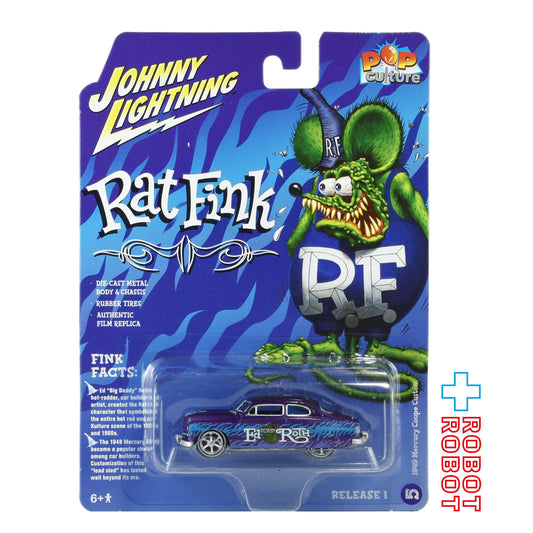 ジョニーライトニング ポップカルチャー ラットフィンク 1949 マーキュリー・クーペ・カスタム ミニカー 未開封