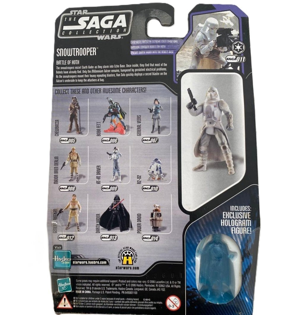 スター・ウォーズ SAGAコレクション 011 スノー・トルーパー [ESB] 3.75インチ アクションフィギュア 未開封 国内版