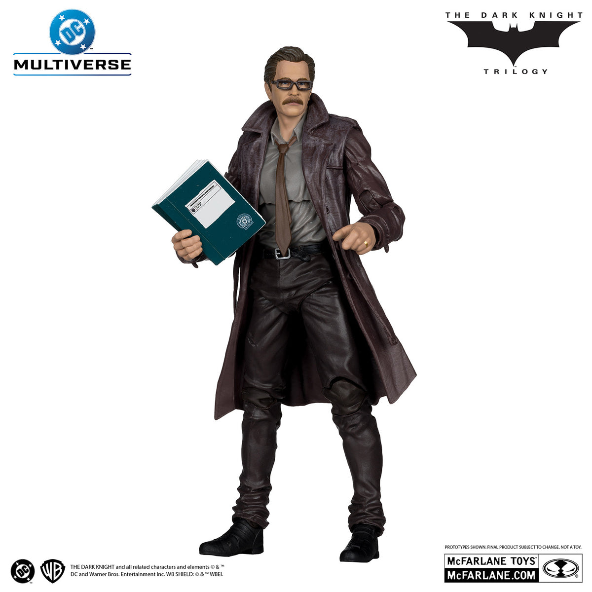 マクファーレン・トイズ DCマルチバース ダークナイト・トリロジー ゴードン本部長 デラックス・シアトリカル・エディション 7インチ アクションフィギュア 国内版 未開封