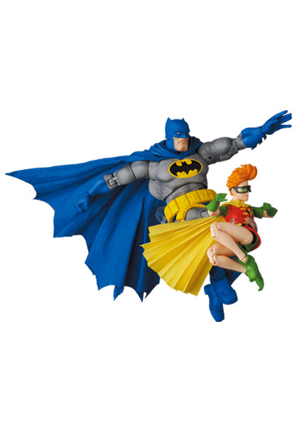 メディコム・トイ MAFEX マフェックス No.139 ダークナイト・リターンズ バットマン ブルー Ver. & ロビン アクションフィギュア 未開封