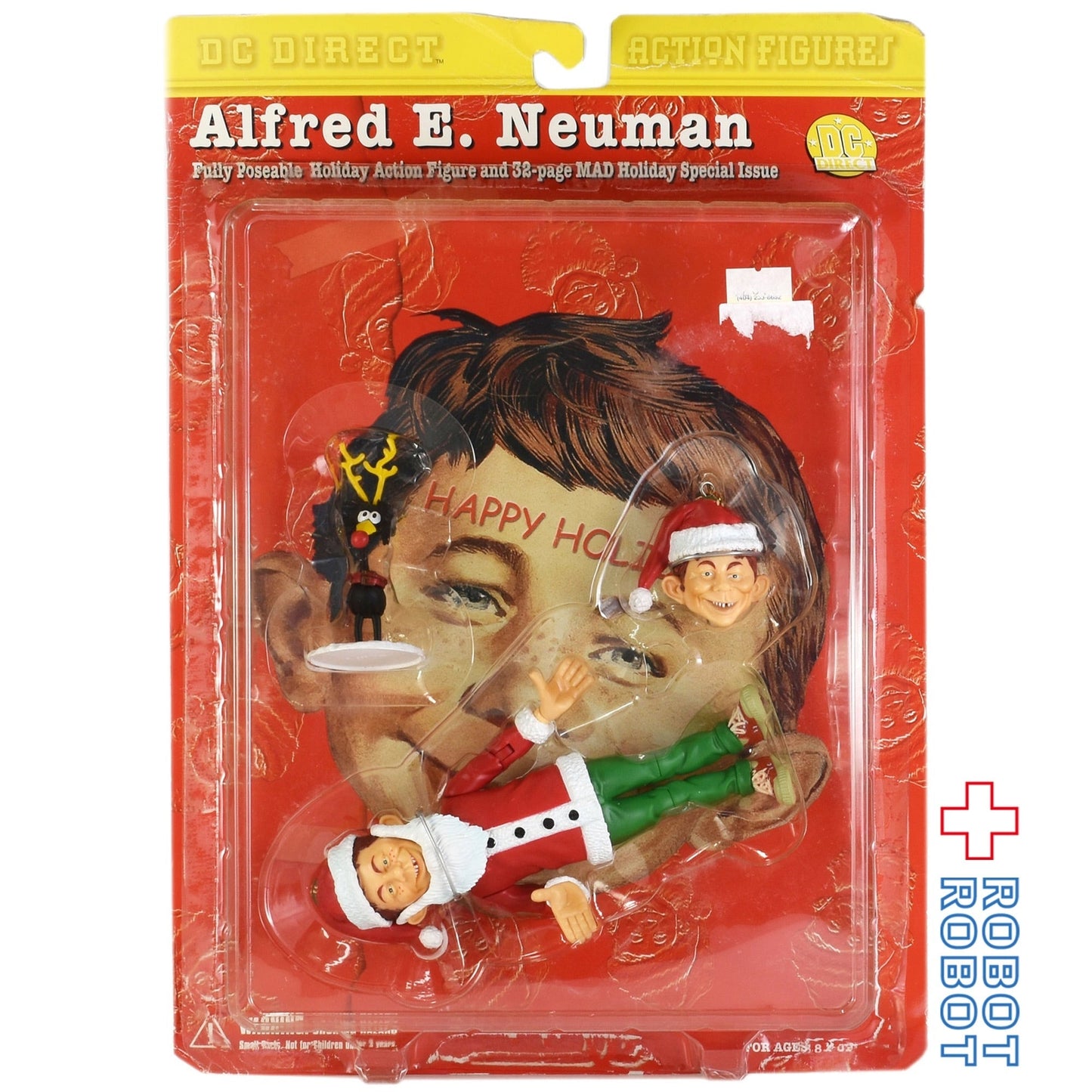マッドマガジン アルフレッド E ノイマン ハッピーホリデイ サンタ アクションフィギュア