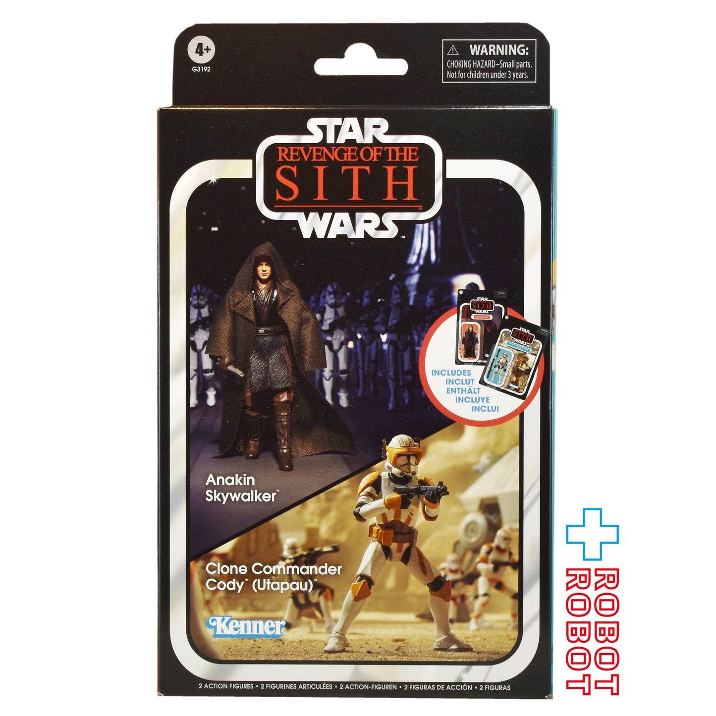 スター・ウォーズ EP.3 シスの復讐 アナキン・スカイウォーカー & コマンダーコーディ [ROTS] ヴィンテージコレクション 3.75インチ アクションフィギュア ２パック 未開封