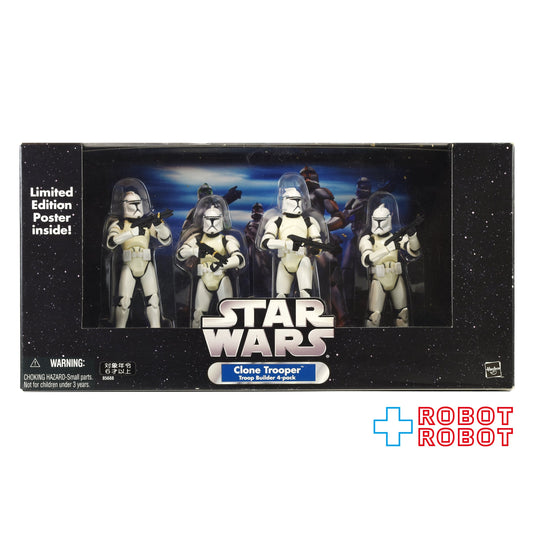ハズブロ スター・ウォーズ クローン・トルーパー４パック パート３(ホワイト版/クリーン) 箱入未開封
