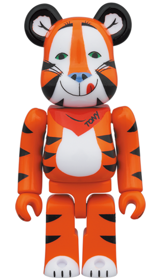 メディコム BE@RBRICK ベアブリック 100% & 400% ケロッグ トニー・ザ・タイガー ヴィンテージ Ver 未開封 ♦︎４号店商品 - ROBOTROBOT