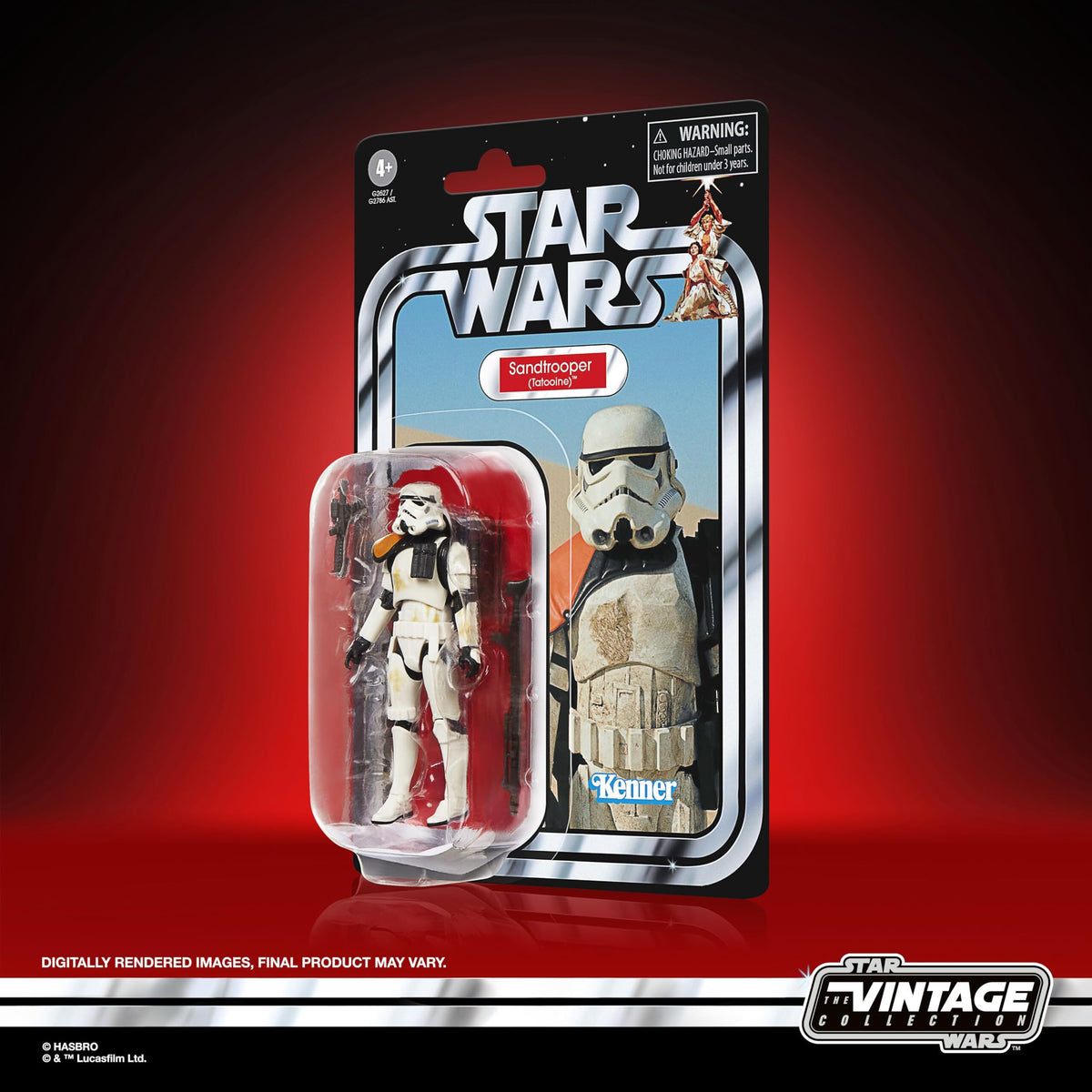 ※台紙にシワ：スター・ウォーズ VC409 サンドトルーパー(タトゥーニ) [ANH] ヴィンテージコレクション 3.75インチ アクションフィギュア 国内版 未開封