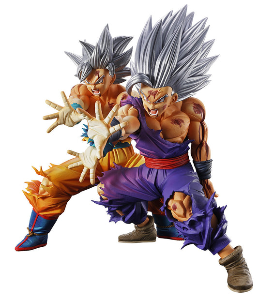 バンダイ ドラゴンボール超 MASTERLISE -OUTSIDE- 孫悟空 身勝手の極意 & 孫悟飯 ビースト 最強の親子かめはめ波 10周年記念 フィギュア 未開封 4号店商品