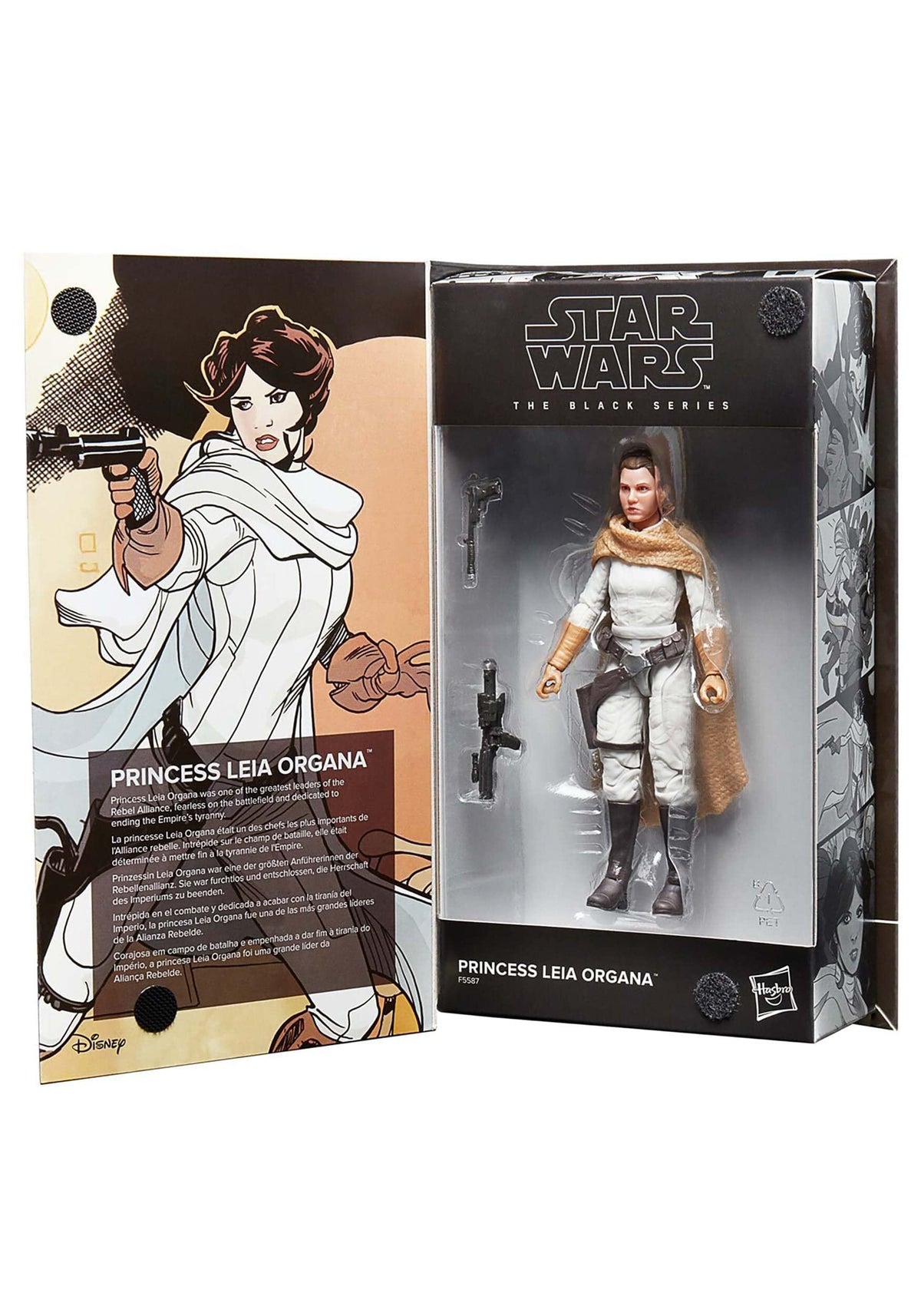 スター・ウォーズ ブラックシリーズ 50周年記念版 プリンセス レイア・オーガナ [コミック] 6インチフィギュア