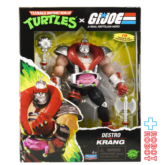 プレイメイツ ティーンエイジ・ミュータント・ニンジャ・タートルズ TMNT x G.I.ジョー クランゲ as デストロ アクションフィギュア 未開封