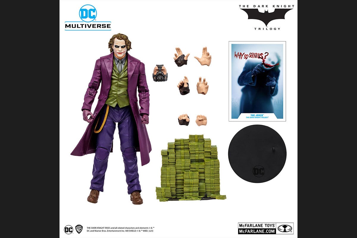 DC マルチバース 7インチ・アクションフィギュア #212 ジョーカー［映画『ダークナイト・トリロジー』] 国内版 開封 ※難あり