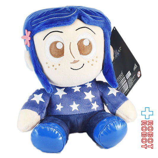 キッドロボットコララインとボタンの魔女 星のセーター ファニープラッシュ ぬいぐるみ人形