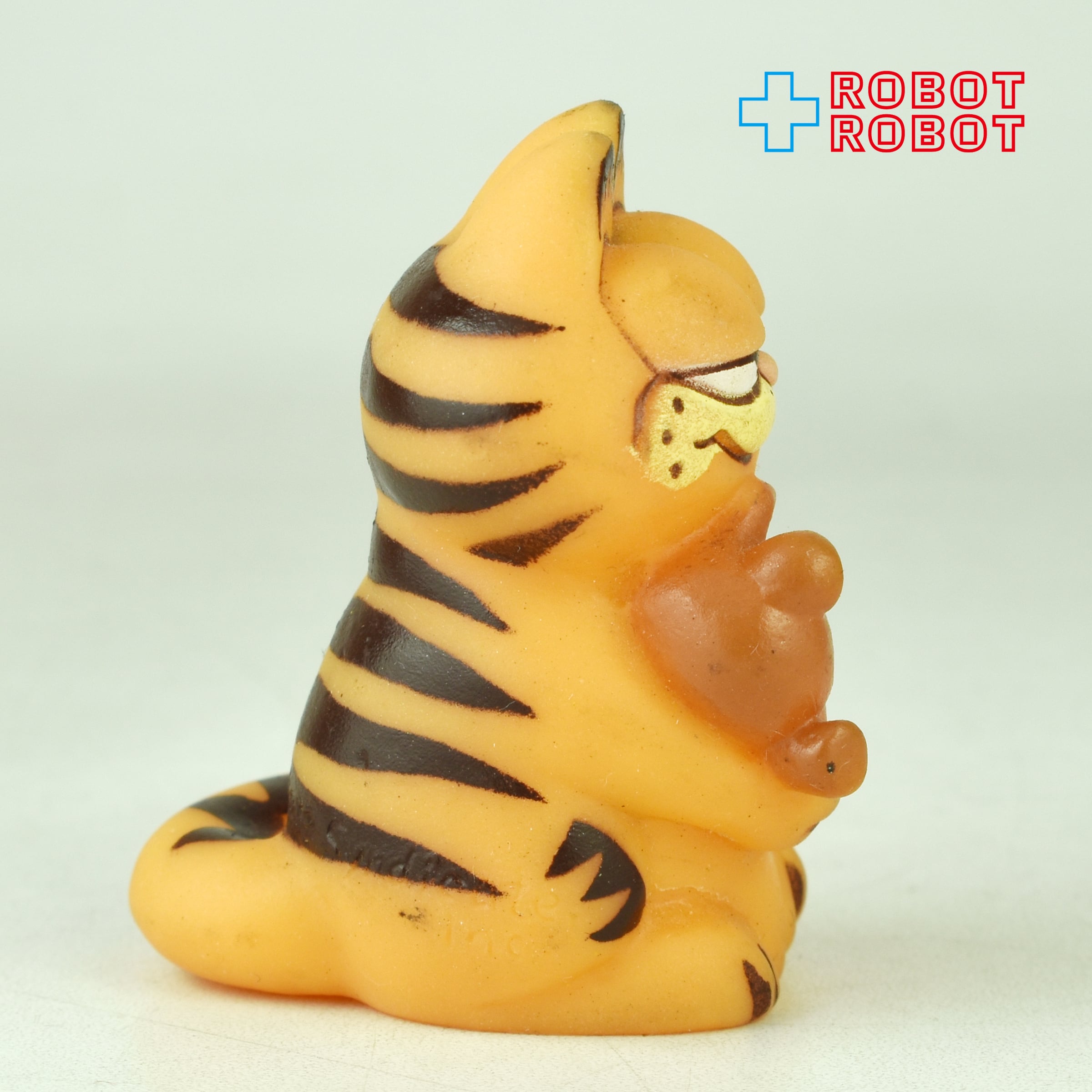 ガーフィールド w/くまのぬいぐるみ ペンシルトッパー ソフビ