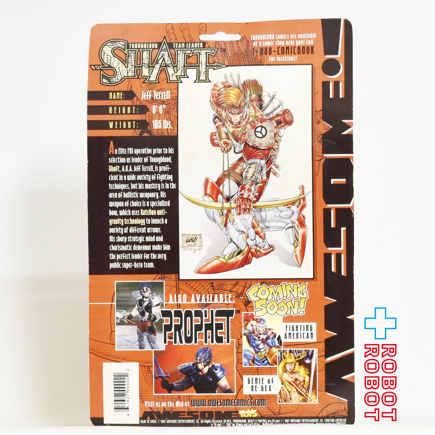 オーサム・トイズ  ロブライフェルド/ヤングブラッド シャフト 6インチ アクションフィギュア 未開封