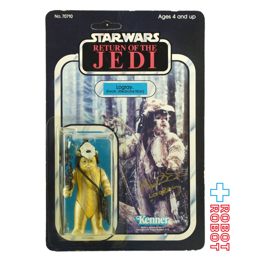 ツクダ オールドケナー スター・ウォーズ ROTJ ログレイ [サイン入り] アクションフィギュア 香港 未開封