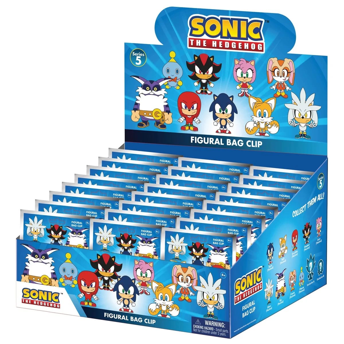 モノグラム 3D フィギュラル バッグ クリップ ソニック・ザ・ヘッジホッグ シリーズ5 1パック 未開封