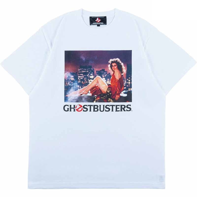 メディコム・トイ MLE ゴーストバスターズ ディナ・バレット ホワイト Tシャツ Lサイズ 紙タグ付き