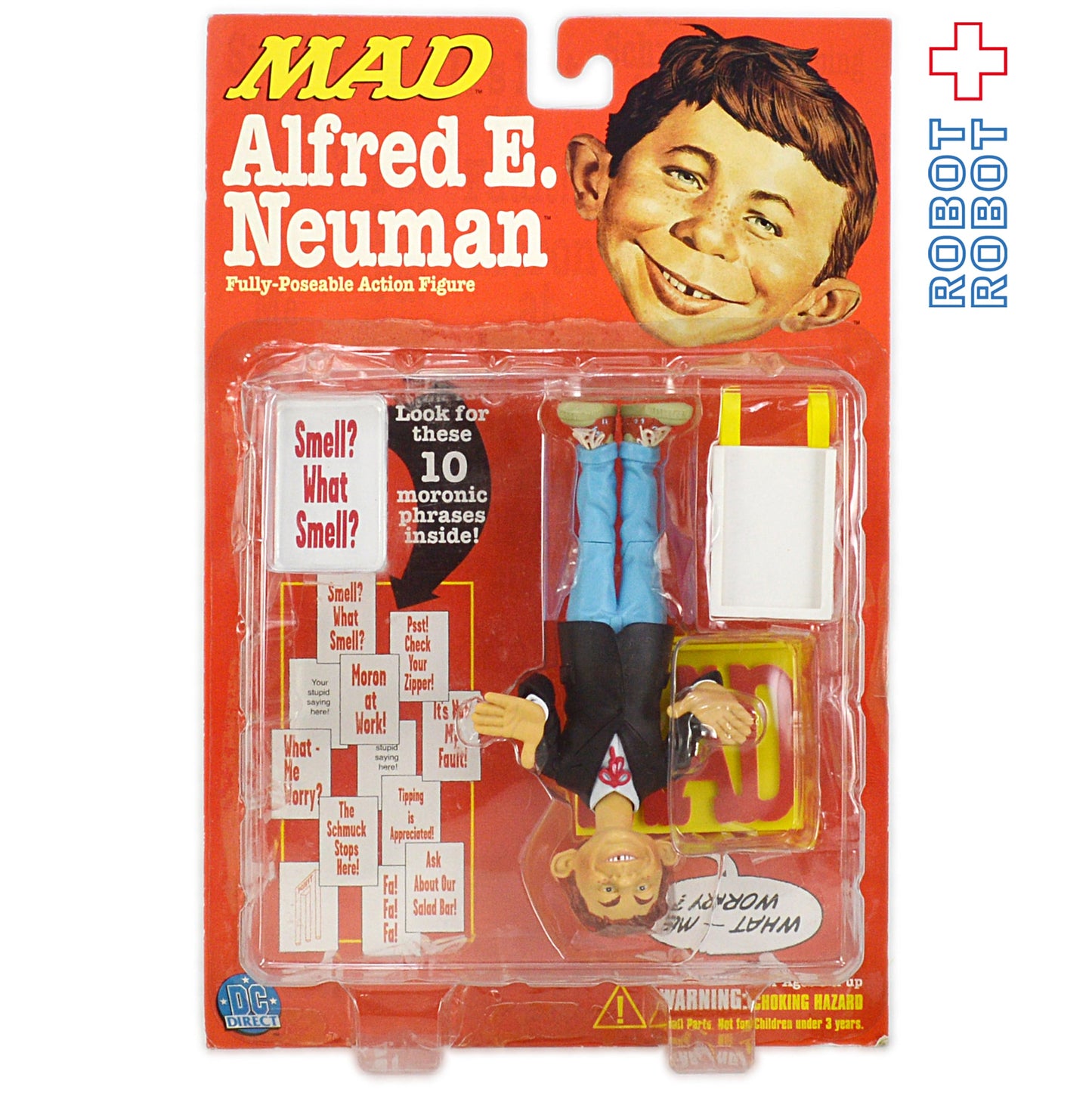 マッドマガジン おばかフレーズのサンドイッチマン 黒ジャケット アクションフィギュア 未開封