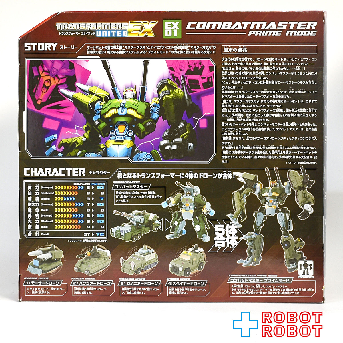 トランスフォーマー ユナイテッド EX01 ディセプティコン 戦略隊長 コンバットマスター プライムモード 未開封