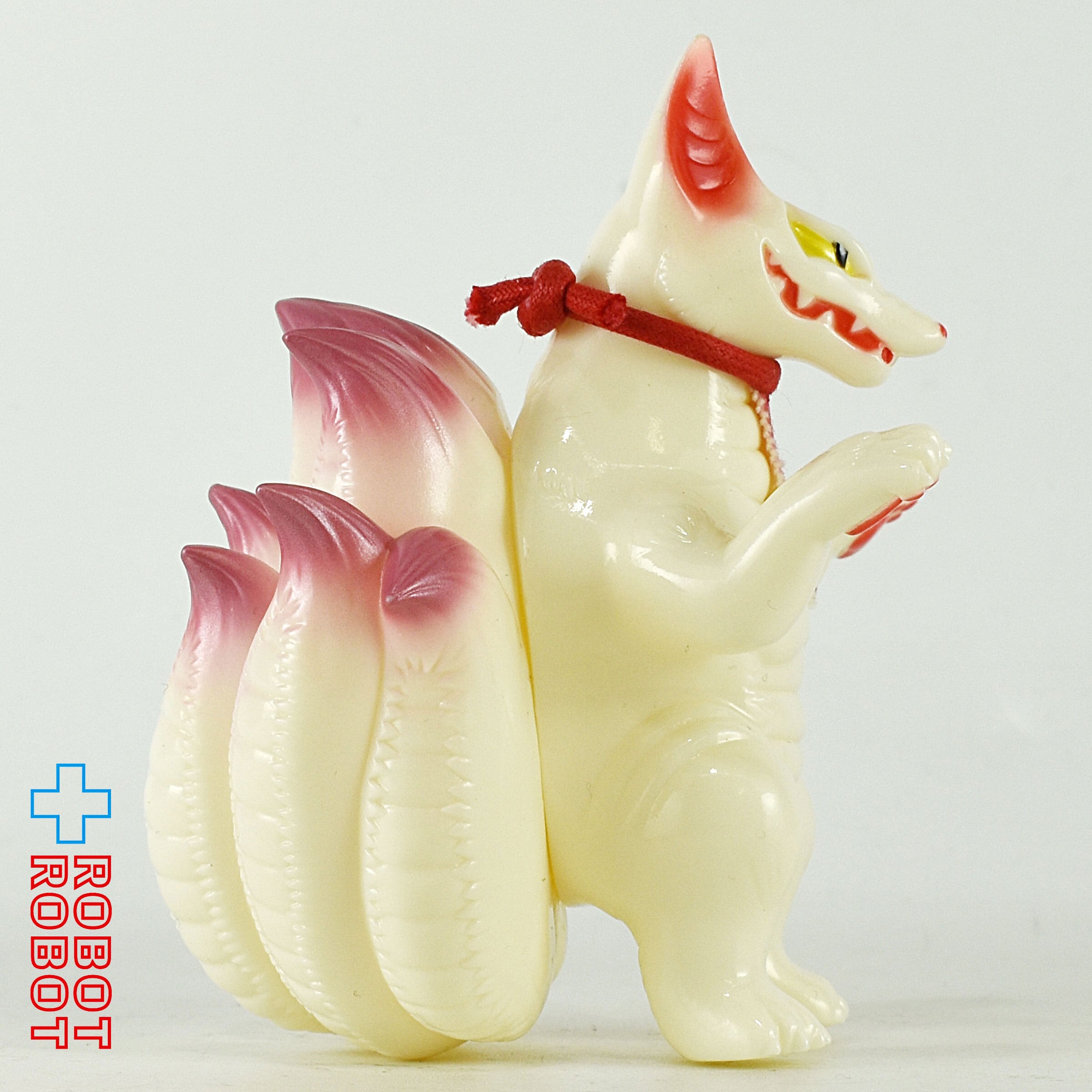 小夏屋 妖怪獣大戦 キュビロス 白孤 シロギツネ ソフビフィギュア お