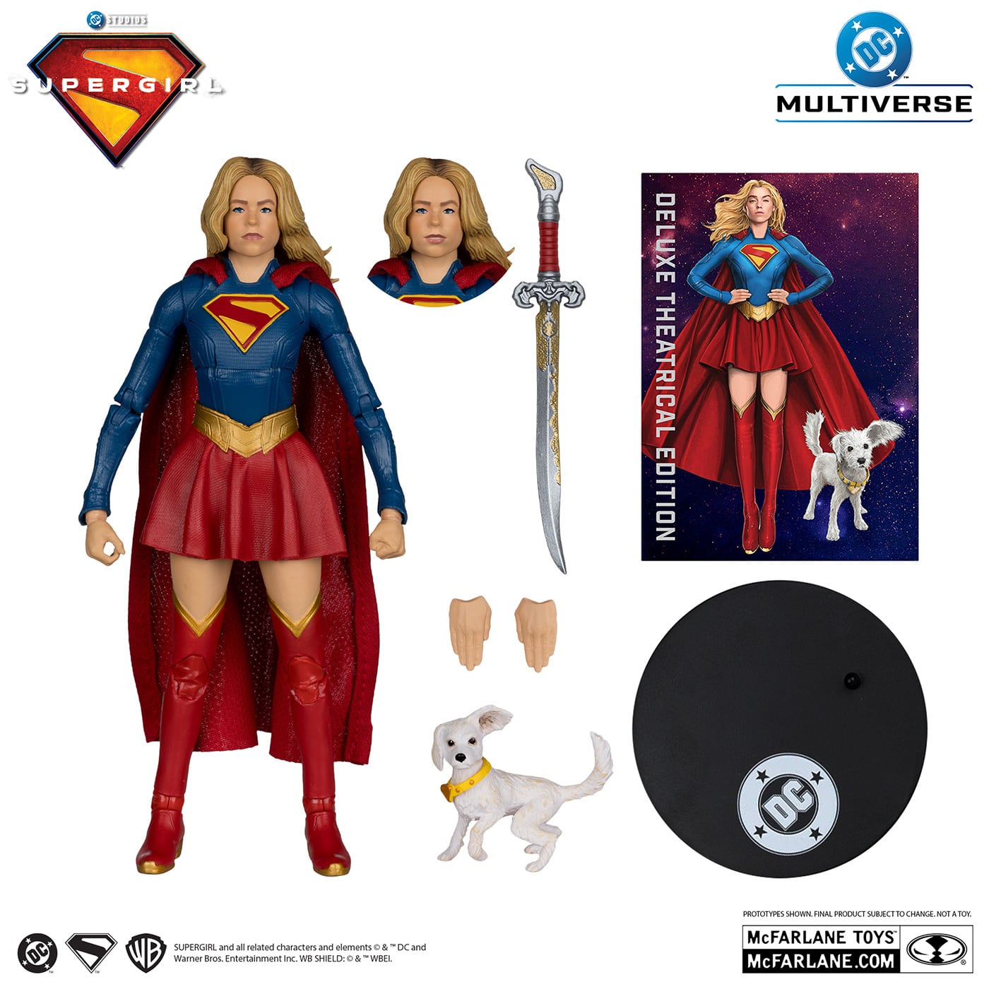 DC マルチバース 映画 スーパーガール (2026) スーパーガール＆ベイビー・クリプト デラックス・シアトリカル・エディション 7インチ アクションフィギュア 国内版 未開封