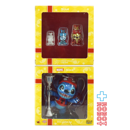 ホットトイズ  コスビ トイサピエンス ホリデーギフト ディズニー リロ&スティッチ スパイダーマンスティッチ&コスビミニ セット 2025 未開封 非売品
