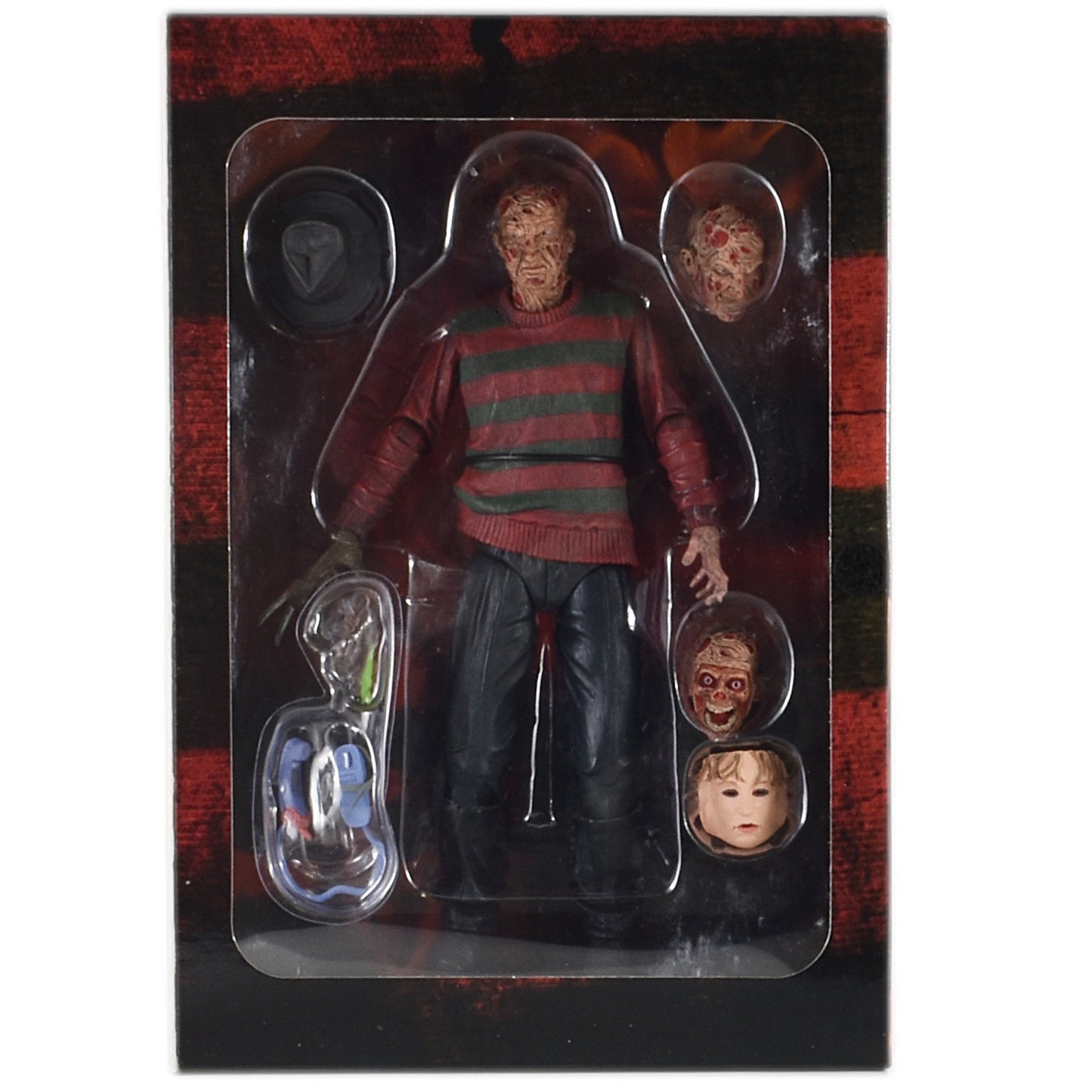 NECA エルム街の悪夢 30th アニバーサリー フレディ アルティメット 7インチ アクションフィギュア 未開封