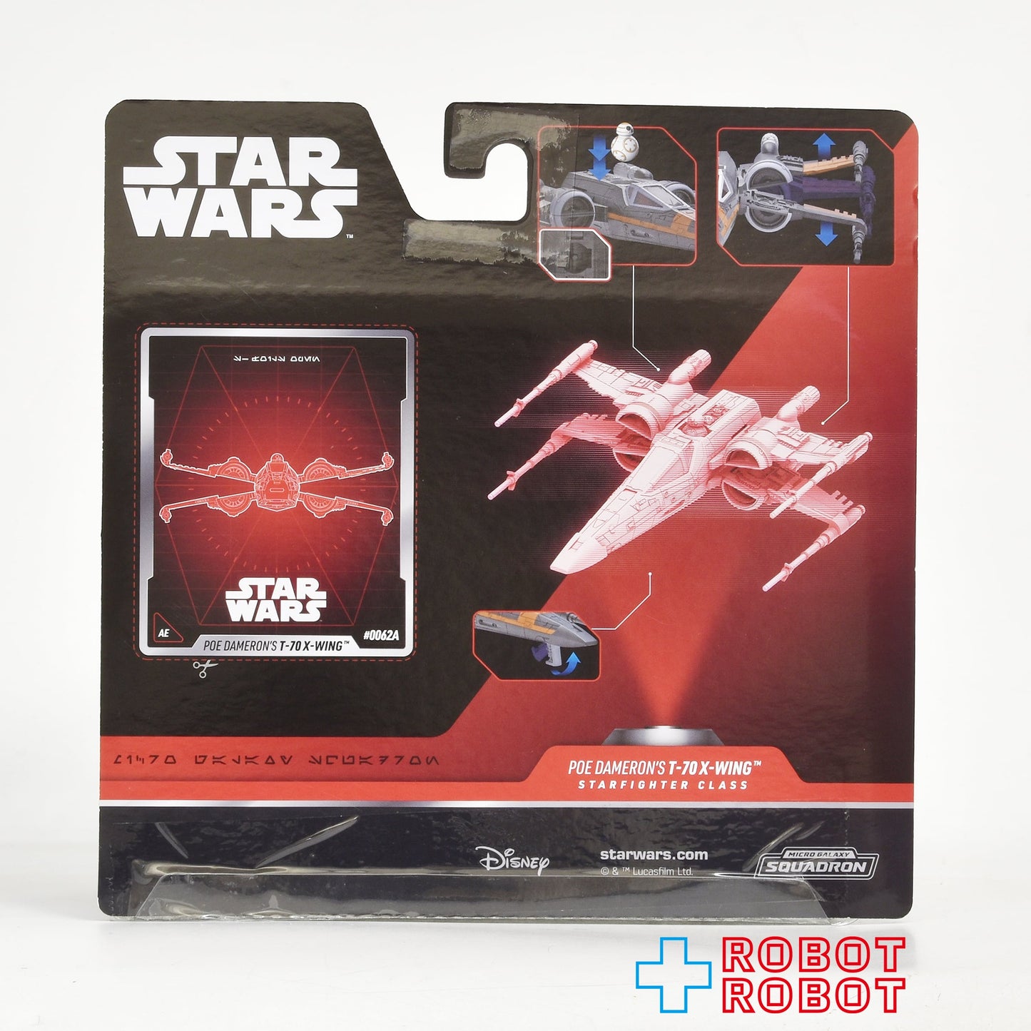 スター・ウォーズ マイクロ・ギャラクシー スターファイター・クラス　シリーズ8 ポー・ダメロンのT-70 Xウイング (アルマダ・エディション) 国内版 未開封