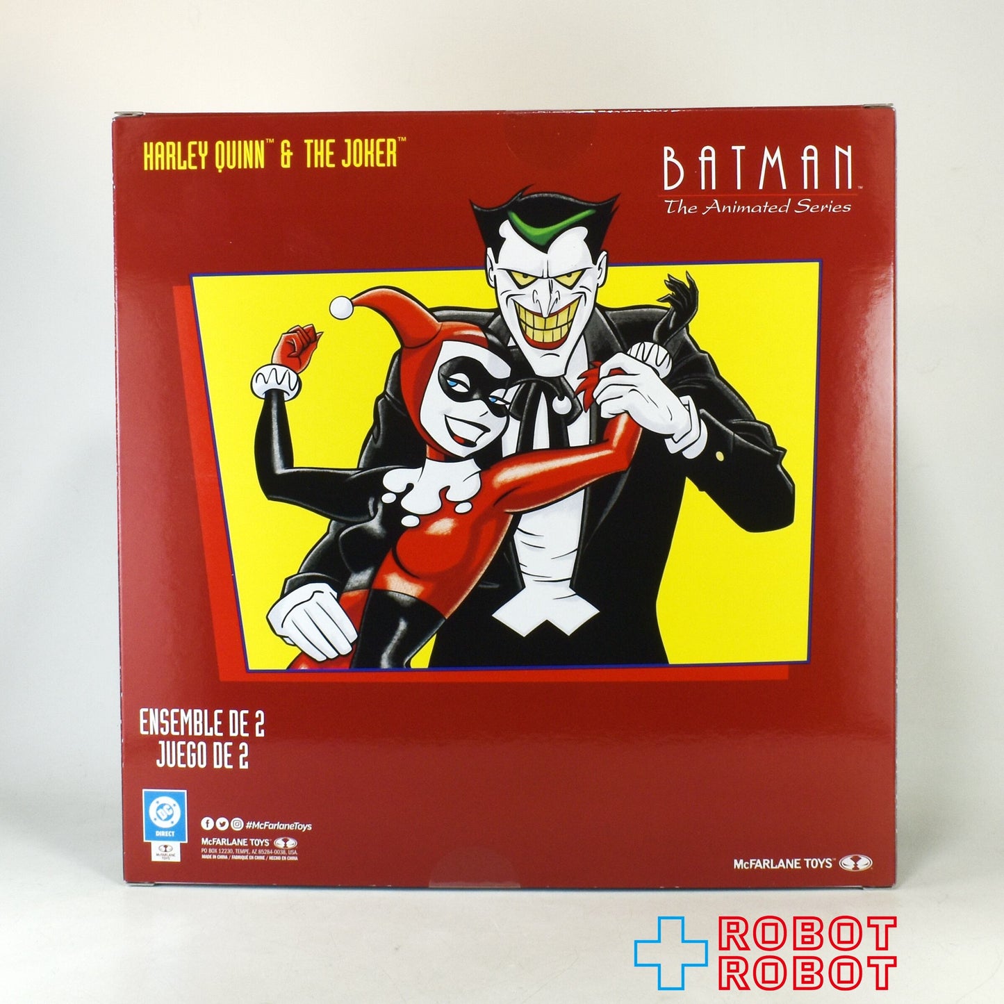 マクファーレン・トイズ DCダイレクト バットマン アニメイテッド ハーレイ・クイン＆ジョーカー（マッドラブ）6インチ アクションフィギュア 国内版 未開封