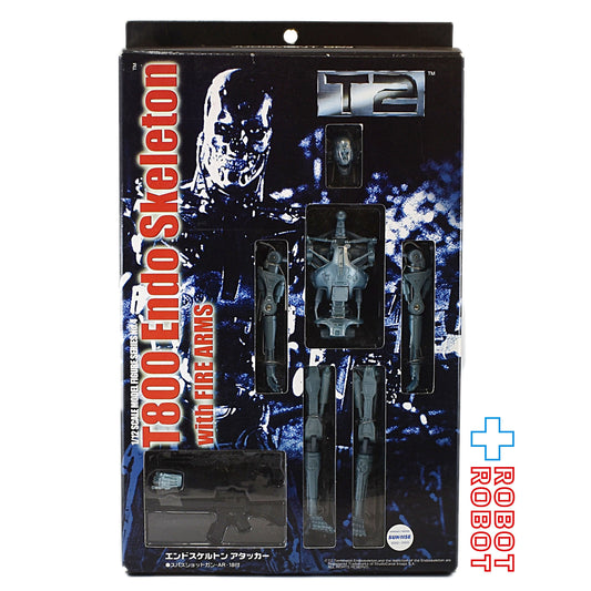 T2 ターミネーター2  T-800 1/12 エンドスケルトン アタッカー w/ファイアアーム モデルフィギュア アオシマ 関節可動モデル 未開封