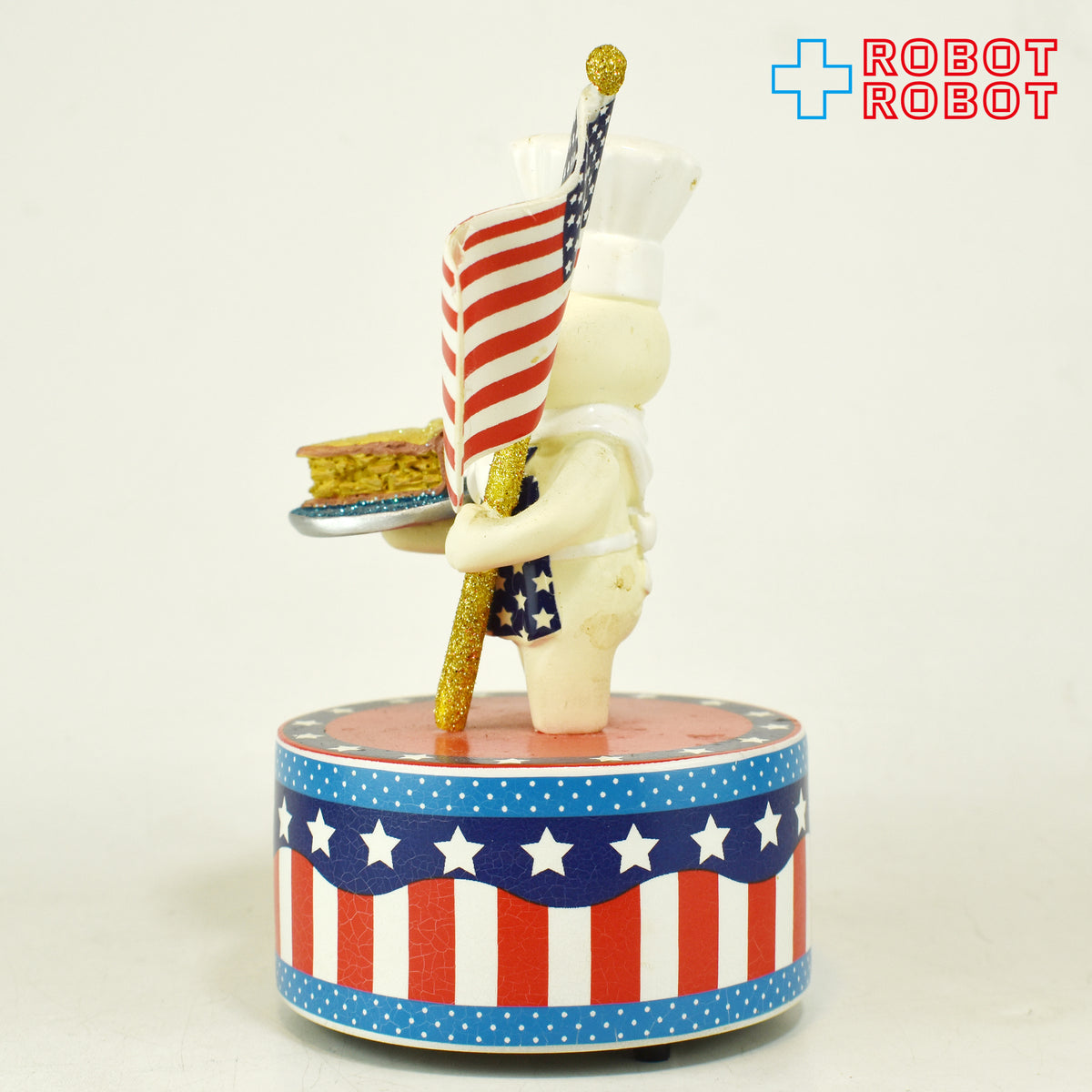 ピルズベリー ポッピンフレッシュ ドゥボーイ アメリカ・ザ・ビューティフル オルゴール フィギュアリン 2011 企業物