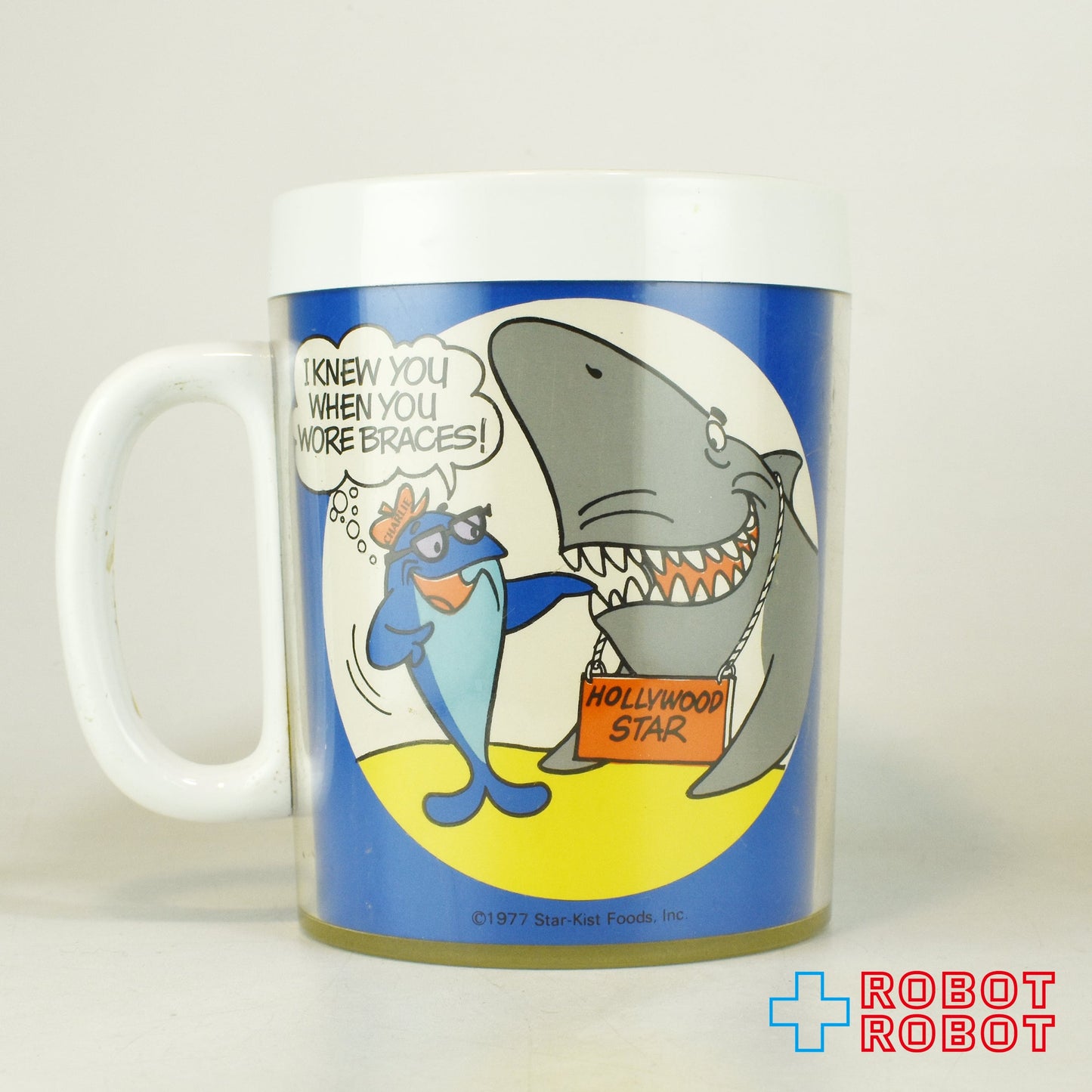 サーモ・サーブ社 スターキスト チャーリー・ザ・ツナ プラスチック マグカップ 1970年代 メイドインUSA