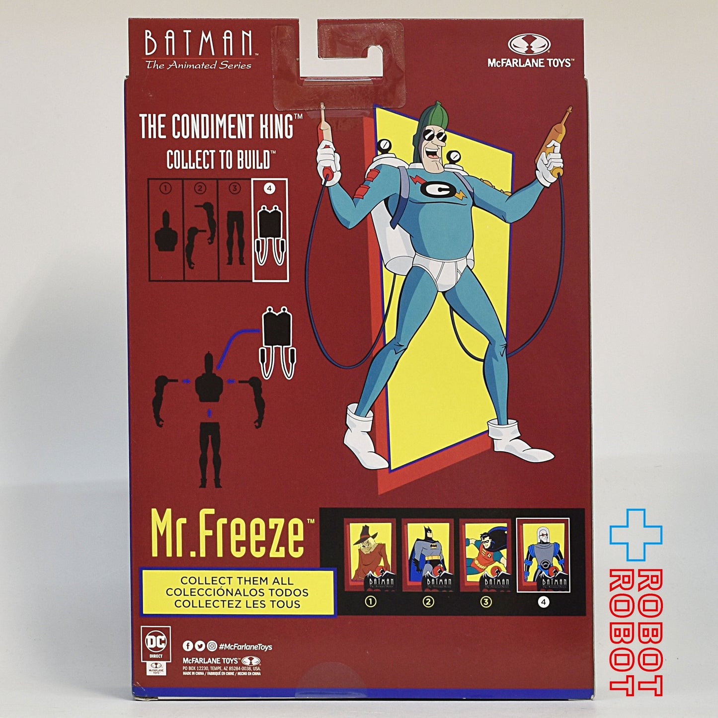 マクファーレン・トイズ DCダイレクト バットマン アニメイテッド #04 ミスター・フリーズ 6インチ アクションフィギュア 国内版 未開封